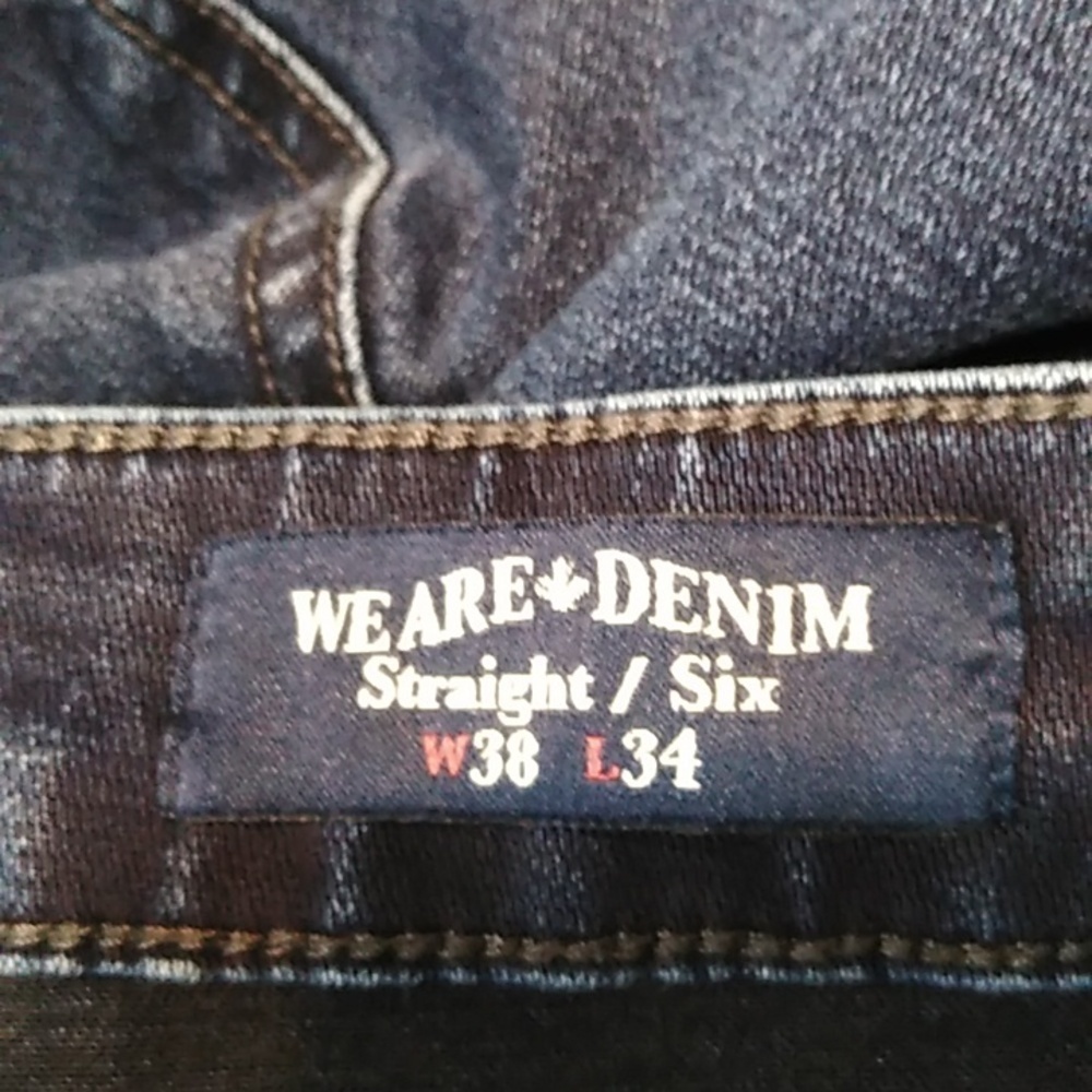 Buffalo David Bitton - Dark Washj Men's Straight Six Jeans - Picture 7 of 8